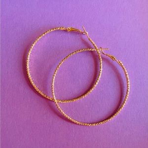 Goldtone Hoop Earrings